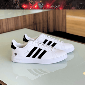 Exclusivo: Tênis Grand Court Signature Customizado Galo ATL Mineiro + *BRINDE 1x Caneca Oficial* - EDIÇÃO LIMITADA