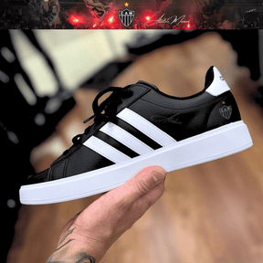 Exclusivo: Tênis Grand Court Signature Customizado Galo ATL Mineiro + *BRINDE 1x Caneca Oficial* - EDIÇÃO LIMITADA