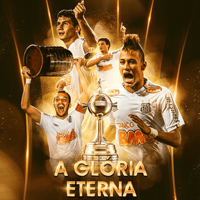 Exclusivo: Quadro de Medalhas Santos Multicampeão 2011 Libertadores e Paulistão Moldura de Madeira 33x33cm + *BRINDE 1x Caneca* - EDIÇÃO LIMITADA