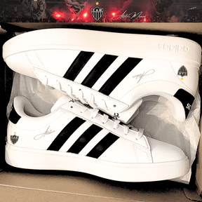 Exclusivo: Tênis Grand Court Signature Customizado Galo ATL Mineiro + *BRINDE 1x Caneca Oficial* - EDIÇÃO LIMITADA