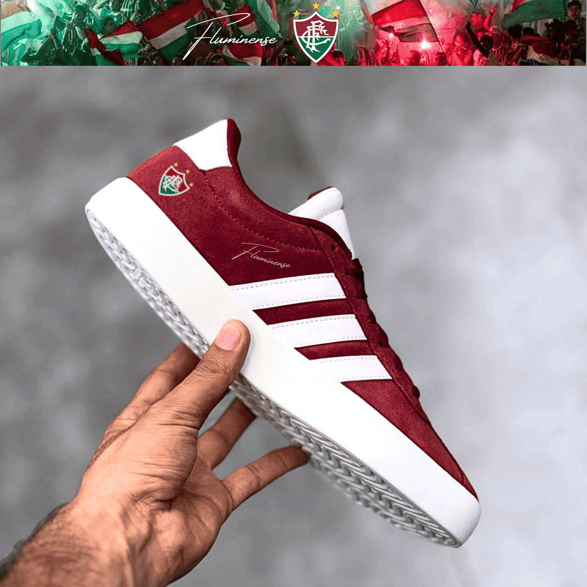 Exclusivo: Tênis Grand Court e VL Court 3.0 Signature Customizado do Fluzão + *BRINDE 1x Caneca Oficial* - EDIÇÃO LIMITADA