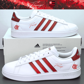 Exclusivo: Tênis Grand Court e VL Court 3.0 Signature Customizado do Mengão CRF + *BRINDE 1x Caneca Oficial* - EDIÇÃO LIMITADA