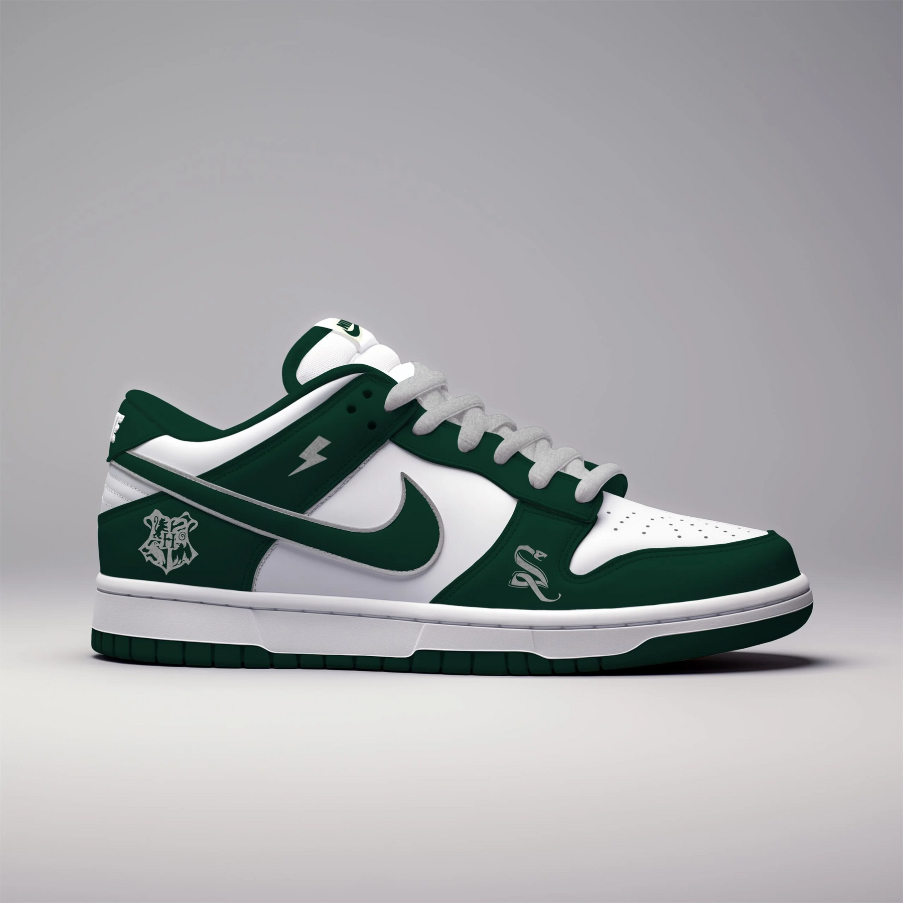 Exclusivo: Tênis NK Air Force e Dunk Low White Customizados de HP + *BRINDE 1x Caneca Oficial* - EDIÇÃO LIMITADA