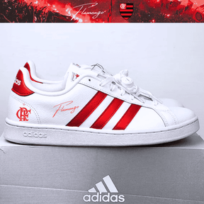 Exclusivo: Tênis Grand Court e VL Court 3.0 Signature Customizado do Mengão CRF + *BRINDE 1x Caneca Oficial* - EDIÇÃO LIMITADA