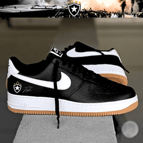 Exclusivo: Tênis Air Force White Black Obsidian Signature Customizado do Glorioso + *BRINDE 1x Caneca Oficial* - EDIÇÃO LIMITADA