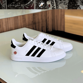 Exclusivo: Tênis Grand Court Signature Customizado Vasco Gigante da Colina + *BRINDE 1x Caneca Oficial* - EDIÇÃO LIMITADA