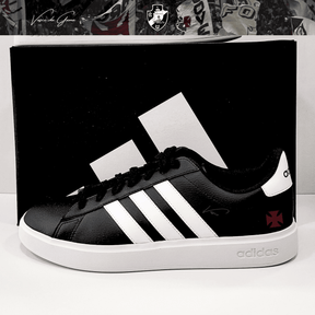 Exclusivo: Tênis Grand Court Signature Customizado Vasco Gigante da Colina + *BRINDE 1x Caneca Oficial* - EDIÇÃO LIMITADA