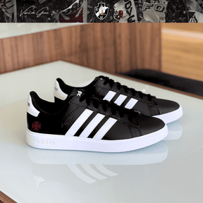 Exclusivo: Tênis Grand Court Signature Customizado Vasco Gigante da Colina + *BRINDE 1x Caneca Oficial* - EDIÇÃO LIMITADA