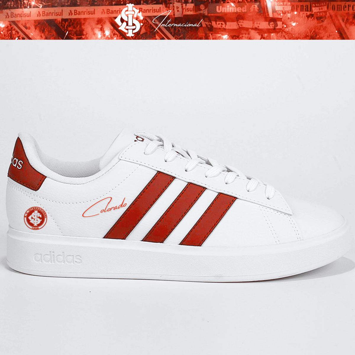 Exclusivo: Tênis Grand Court e VL Court 3.0 Signature Customizado do Inter Colorado + *BRINDE 1x Caneca Oficial* - EDIÇÃO LIMITADA