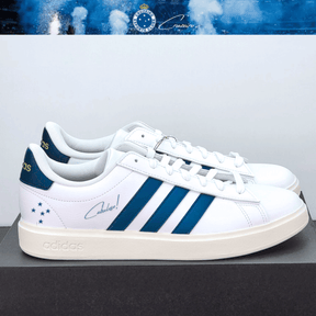 Exclusivo: Tênis Grand Court e VL Court 3.0 Signature Nova Versão Customizada do Cruzeiro + *BRINDE 1x Caneca* - EDIÇÃO LIMITADA