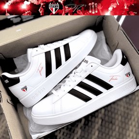 Exclusivo: Tênis Grand Court e VL Court 3.0 Signature Nova Versão Customizada do São Paulo + *BRINDE 1x Caneca* - EDIÇÃO LIMITADA