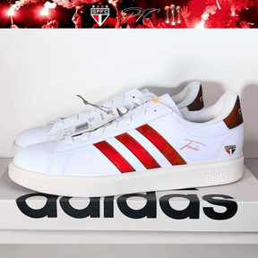 Exclusivo: Tênis Grand Court e VL Court 3.0 Signature Customizado do São Paulo + *BRINDE 1x Caneca Oficial* - EDIÇÃO LIMITADA