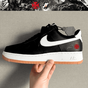 Exclusivo: Tênis Air Force White Black Obsidian Signature Customizado do Vasco + *BRINDE 1x Caneca Oficial* - EDIÇÃO LIMITADA
