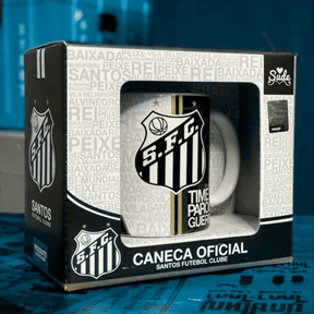 Exclusivo: Tênis Air Force White Black Obsidian Signature Customizado do Santos + *BRINDE 1x Caneca Oficial* - EDIÇÃO LIMITADA