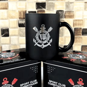 Exclusivo: Tênis Air Force White Black Obsidian Signature Customizado do Timão + *BRINDE 1x Caneca Oficial* - EDIÇÃO LIMITADA