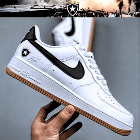 Exclusivo: Tênis Air Force White Black Obsidian Signature Customizado do Glorioso + *BRINDE 1x Caneca Oficial* - EDIÇÃO LIMITADA