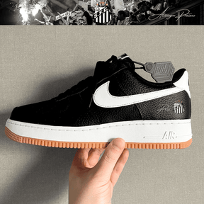 Exclusivo: Tênis Air Force White Black Obsidian Signature Customizado do Santos + *BRINDE 1x Caneca Oficial* - EDIÇÃO LIMITADA