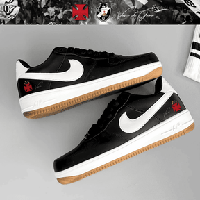 Exclusivo: Tênis Air Force White Black Obsidian Signature Customizado do Vasco + *BRINDE 1x Caneca Oficial* - EDIÇÃO LIMITADA
