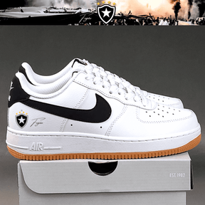 Exclusivo: Tênis Air Force White Black Obsidian Signature Customizado do Glorioso + *BRINDE 1x Caneca Oficial* - EDIÇÃO LIMITADA