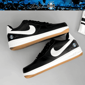 Exclusivo: Tênis Air Force White Black Obsidian Signature Customizado do Grêmio + *BRINDE 1x Caneca Oficial* - EDIÇÃO LIMITADA